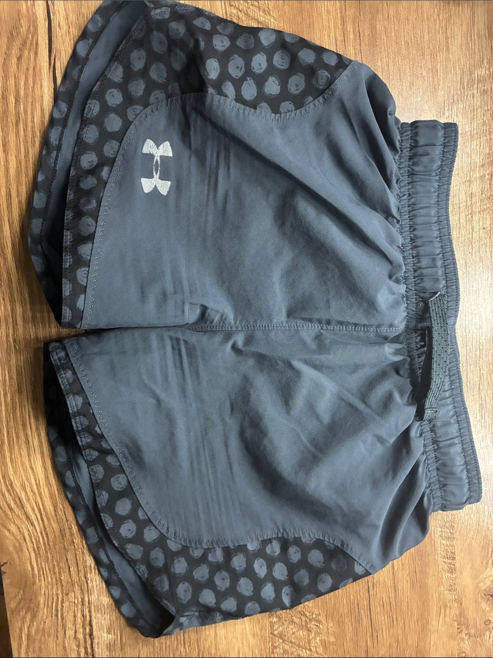 Under Armour Women's Charcoal Gray Athletic Running Shorts